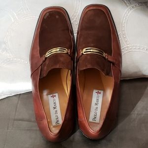 Paolo De Marco Leather Loafer Size 16